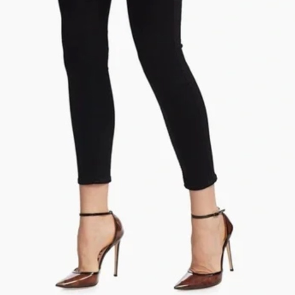 Seven For All Mankind - The Skinny - Crop & Roll Black Jeans in Size 26 - Picture 6 of 7